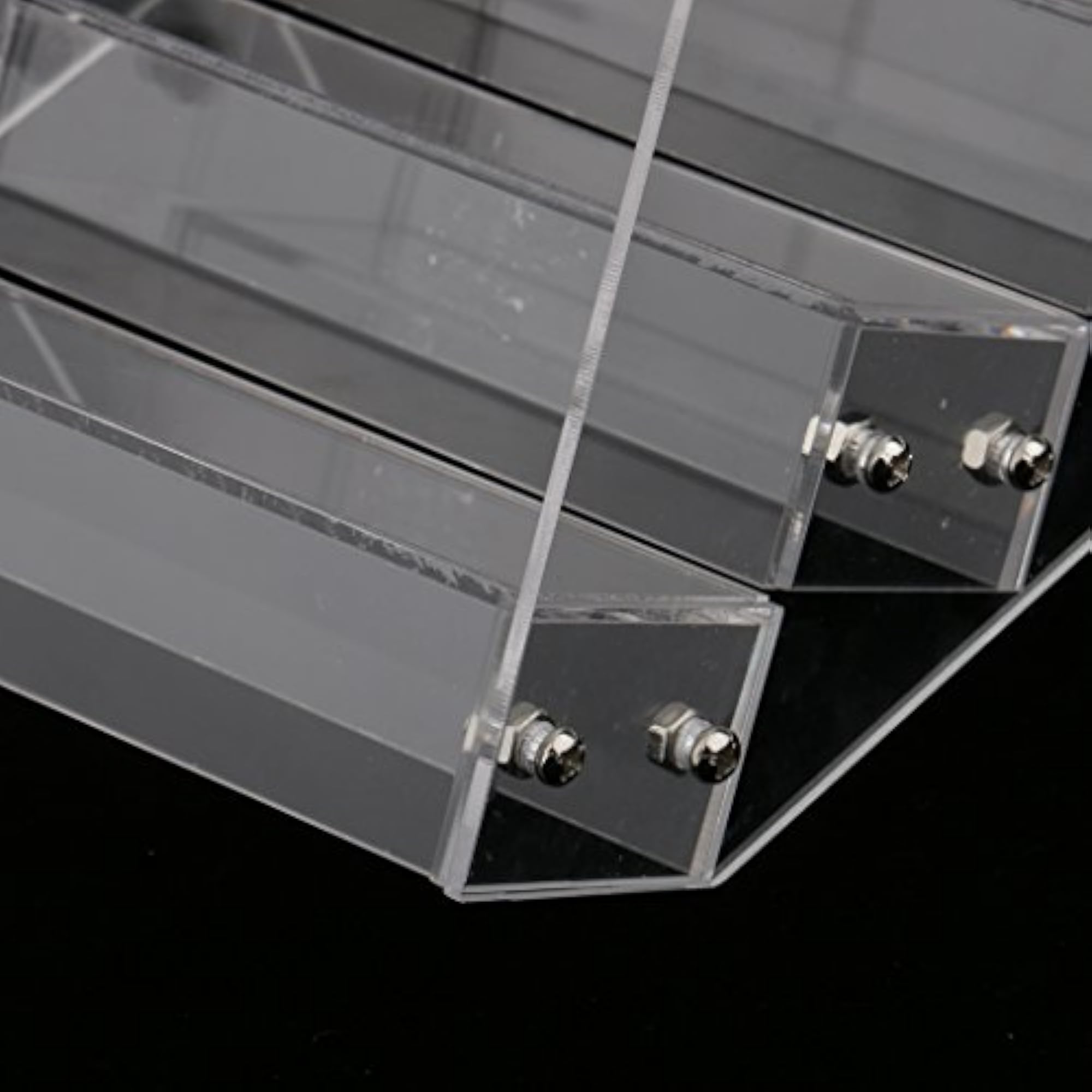 4 Tiers Acrylic Makeup Nail Polish Display Stand Organizer